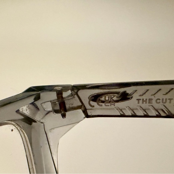 Oakley "The Cut" Eyeglasses Frames - Grey Smoke / Translucent - Picture 6 of 8